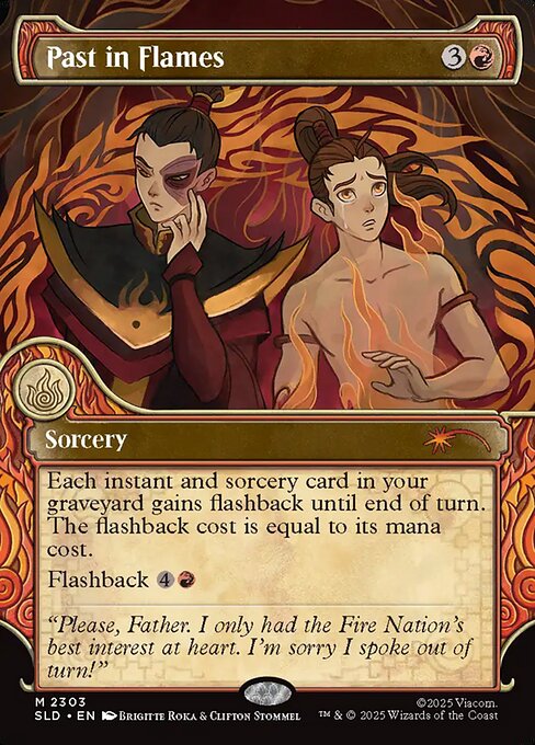 Past in Flames — art by Brigitte Roka & Clifton Stommel