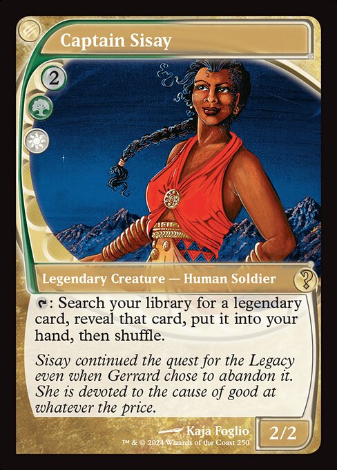 Captain Sisay — art by Kaja Foglio