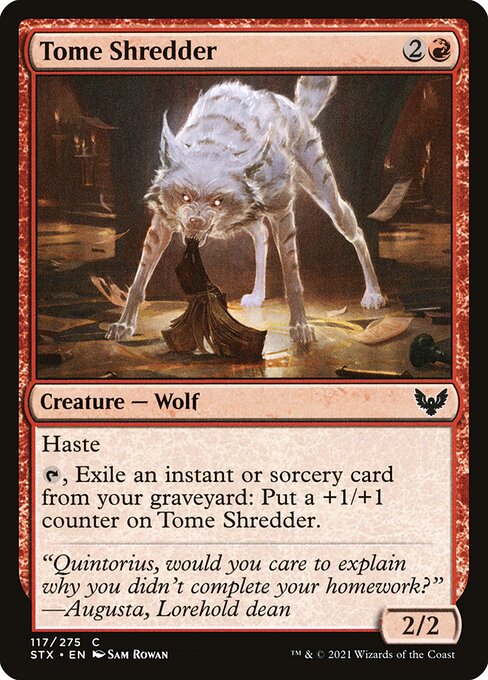 Tome Shredder — art by Sam Rowan