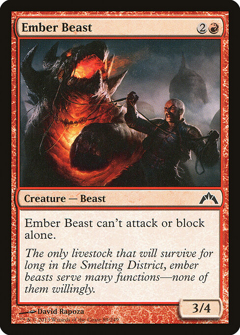 Ember Beast — art by David Rapoza