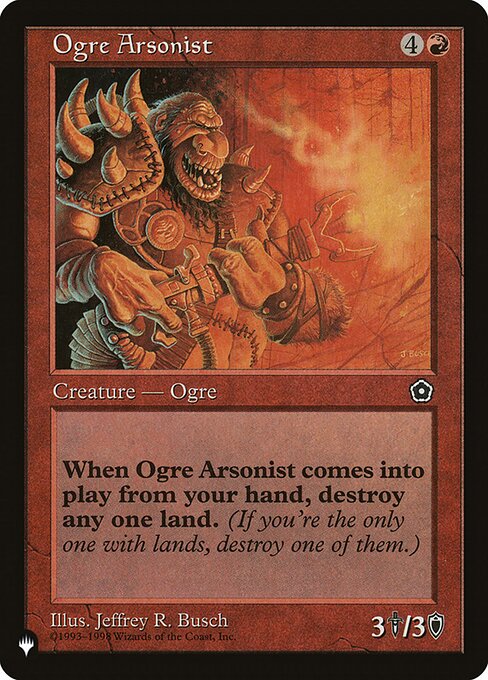 Ogre Arsonist — art by Jeffrey R. Busch