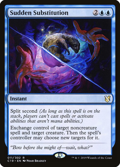 Sudden Substitution — art by Noah Bradley