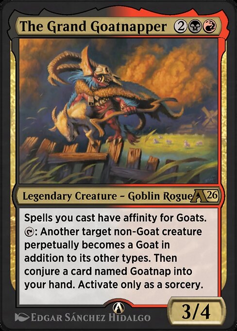 The Grand Goatnapper — art by Edgar Sánchez Hidalgo