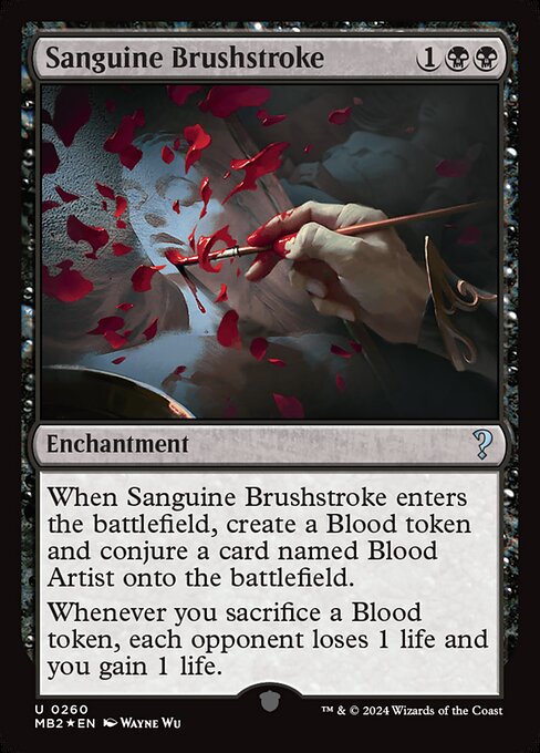 Sanguine Brushstroke — art by Wayne Wu