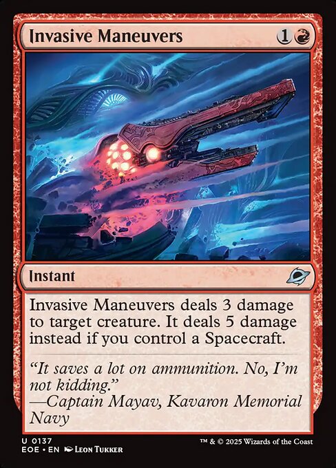 Invasive Maneuvers — art by Leon Tukker