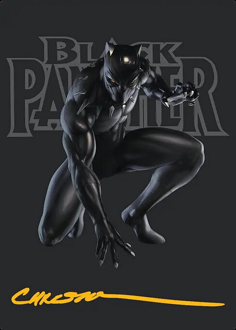 Black Panther, Hope Enduring // Black Panther, Hope Enduring — art by John Tyler Christopher