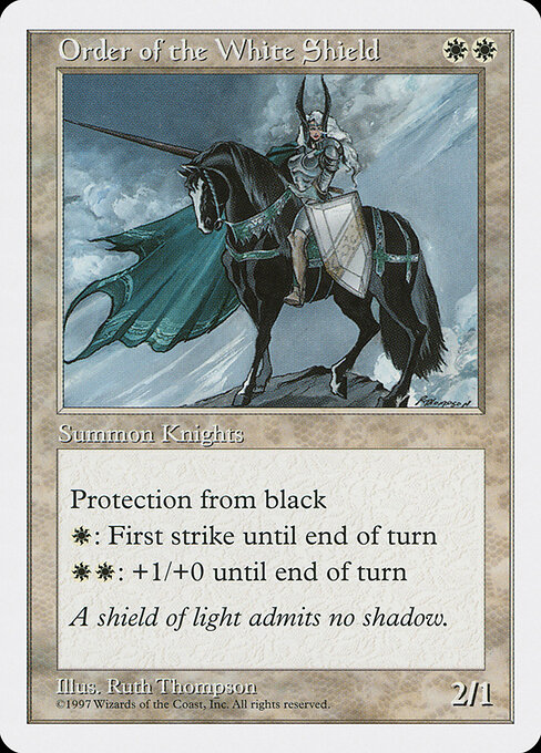 Order of the White Shield — art by Ruth Thompson