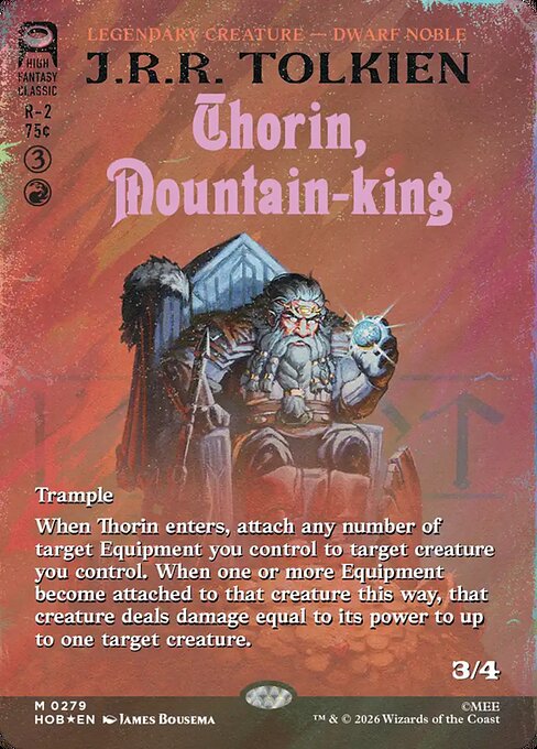 Thorin, Mountain-king — art by James Bousema