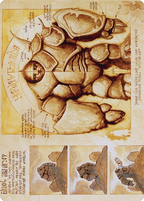 Precursor Golem // Precursor Golem — art by Lars Grant-West
