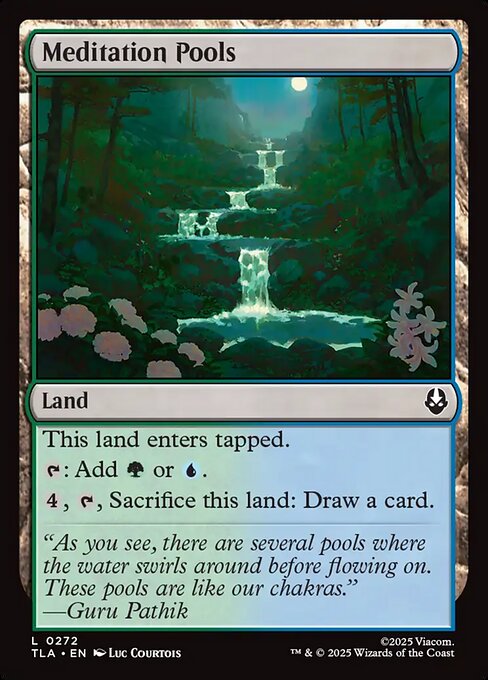 Meditation Pools — art by Luc Courtois