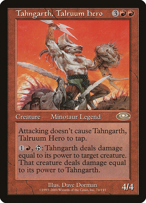 Tahngarth, Talruum Hero — art by Dave Dorman