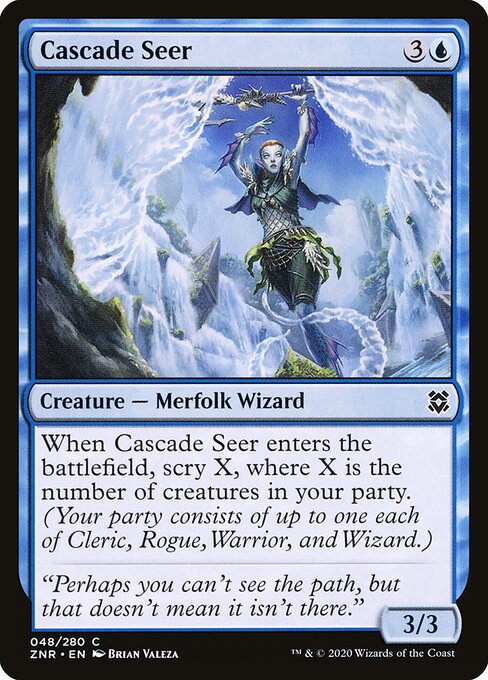 Cascade Seer — art by Brian Valeza