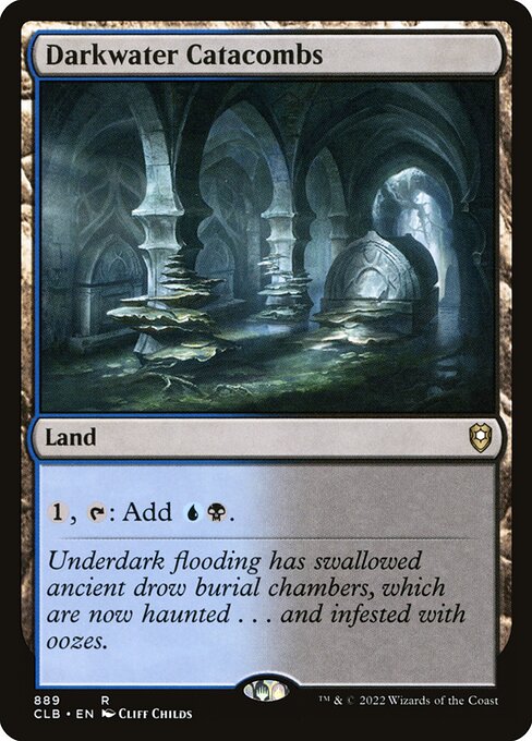 Darkwater Catacombs — art by Cliff Childs