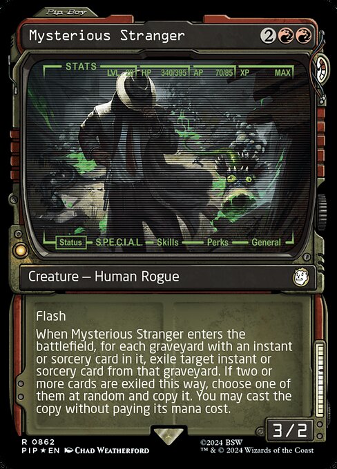 Mysterious Stranger — art by Chad Weatherford