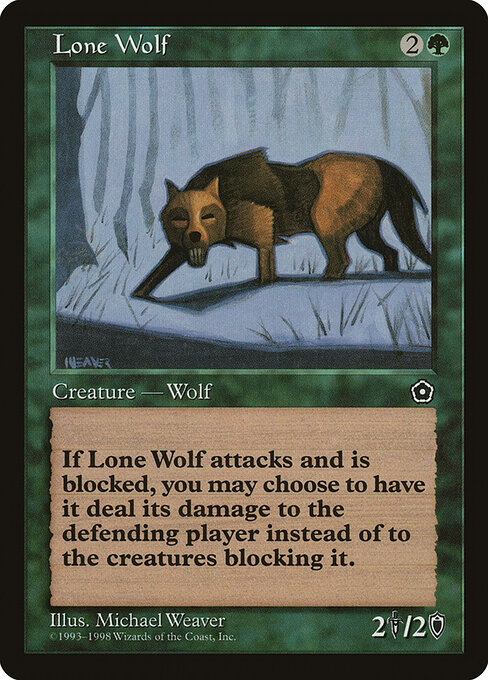 Lone Wolf — art by Michael Weaver