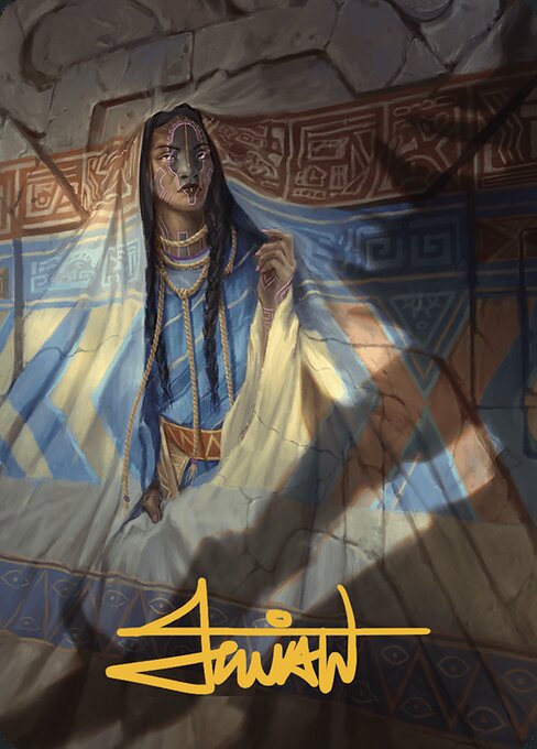Whispersilk Cloak // Whispersilk Cloak — art by Julian Kok Joon Wen