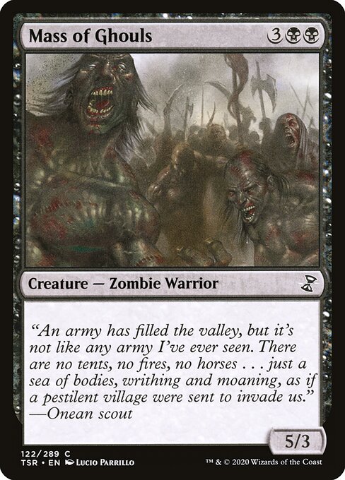 Mass of Ghouls — art by Lucio Parrillo