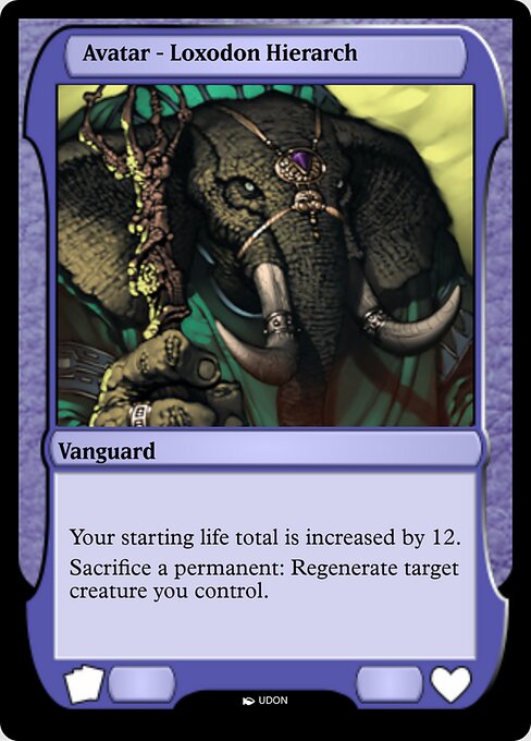 Loxodon Hierarch Avatar — art by UDON