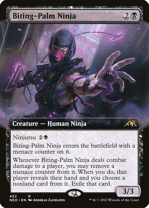 Biting-Palm Ninja — art by Andreas Zafiratos