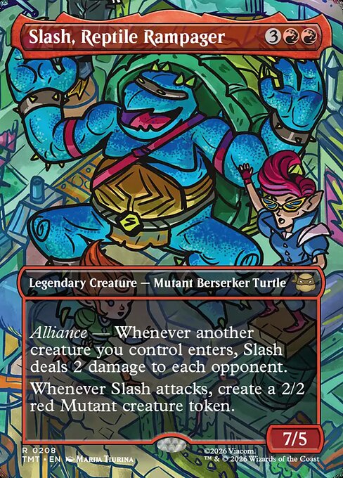 Slash, Reptile Rampager — art by Marija Tiurina