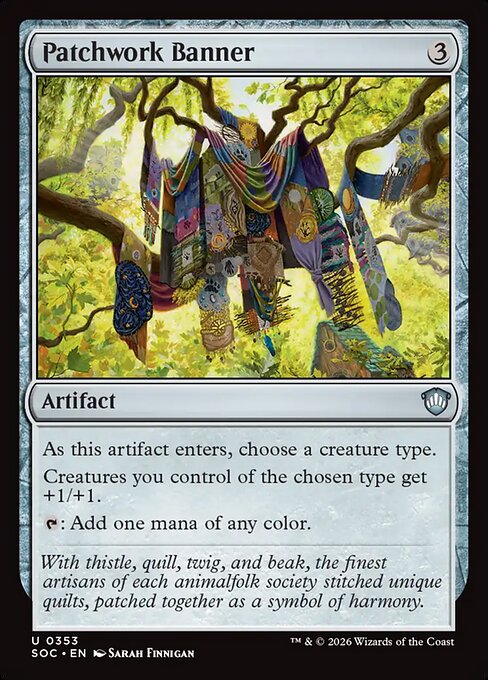 Patchwork Banner — art by Sarah Finnigan