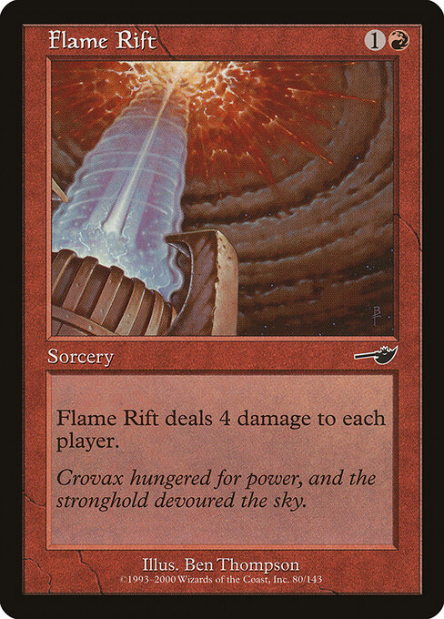 Flame Rift — art by Ben Thompson
