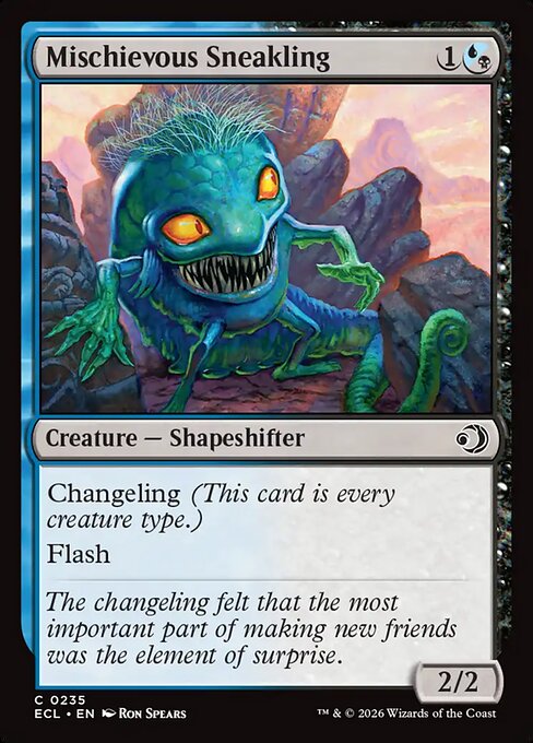 Mischievous Sneakling — art by Ron Spears