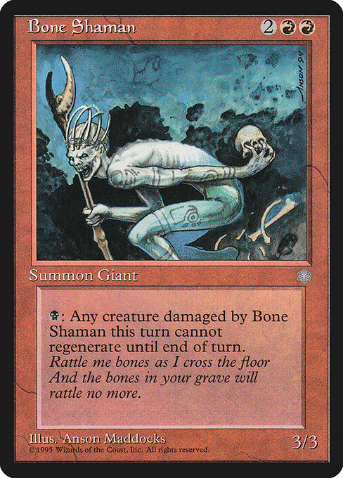 Bone Shaman — art by Anson Maddocks