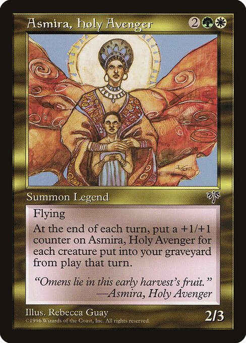 Asmira, Holy Avenger — art by Rebecca Guay