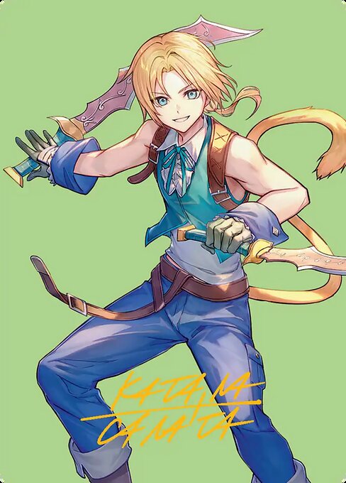 Zidane, Tantalus Thief // Zidane, Tantalus Thief — art by Canata Katana