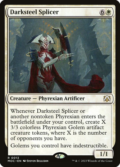 Darksteel Splicer — art by Steven Belledin