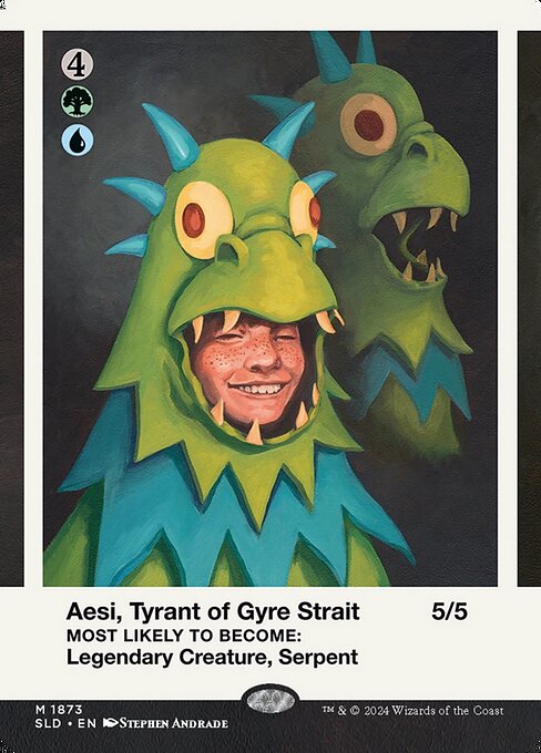 Aesi, Tyrant of Gyre Strait // Aesi, Tyrant of Gyre Strait — art by Stephen Andrade