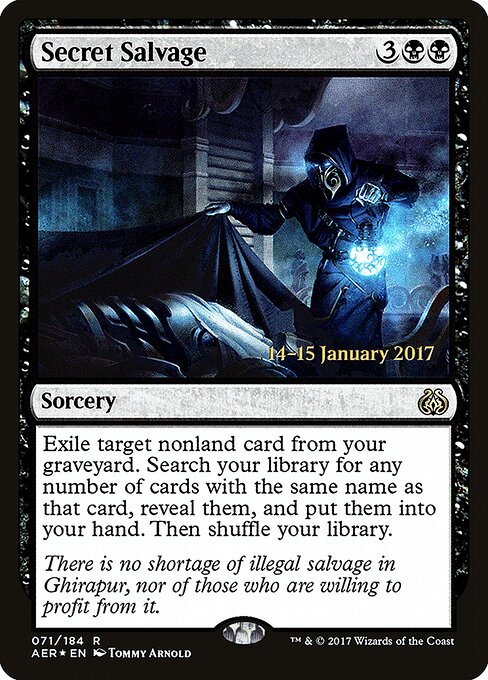 Secret Salvage — art by Tommy Arnold