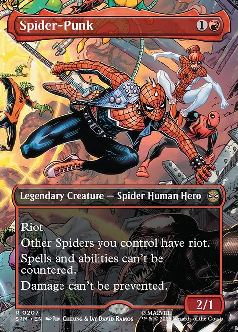 Spider-Punk — art by Jim Cheung & Jay David Ramos