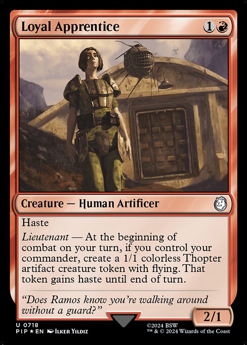 Loyal Apprentice — art by Ilker Yildiz