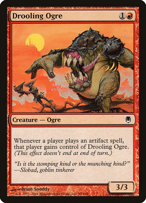 Drooling Ogre — art by Brian Snõddy