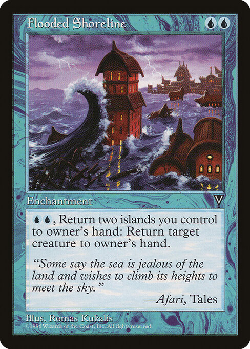 Flooded Shoreline — art by Romas Kukalis