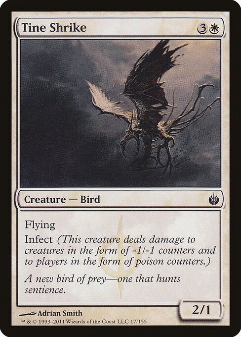 Tine Shrike — art by Adrian Smith