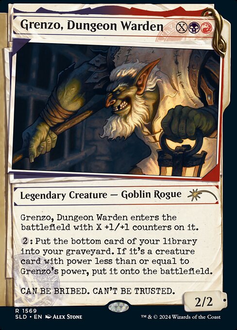 Grenzo, Dungeon Warden — art by Alex Stone