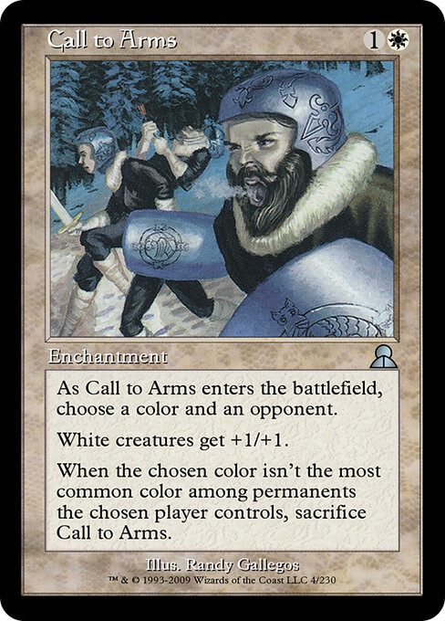 Call to Arms — art by Randy Gallegos