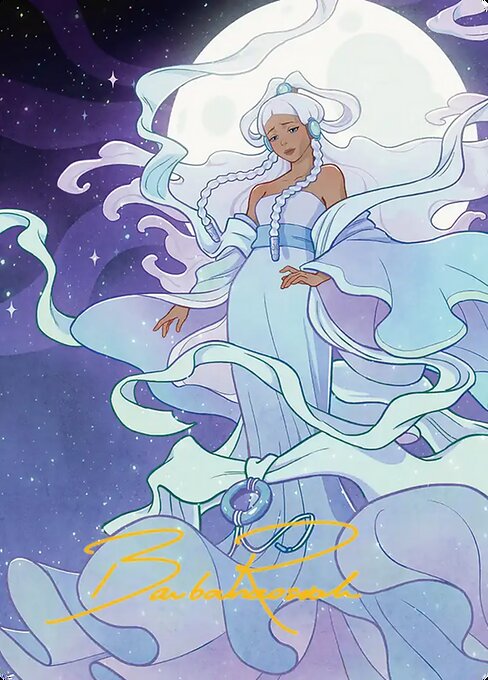Yue, the Moon Spirit // Yue, the Moon Spirit — art by Barbara Rosiak