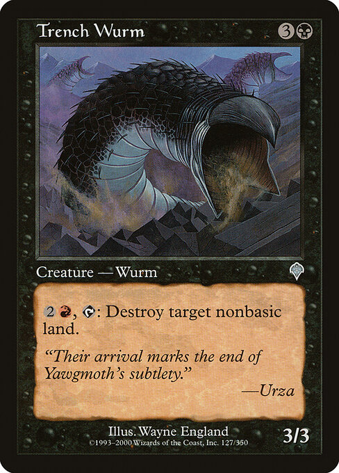 Trench Wurm — art by Wayne England