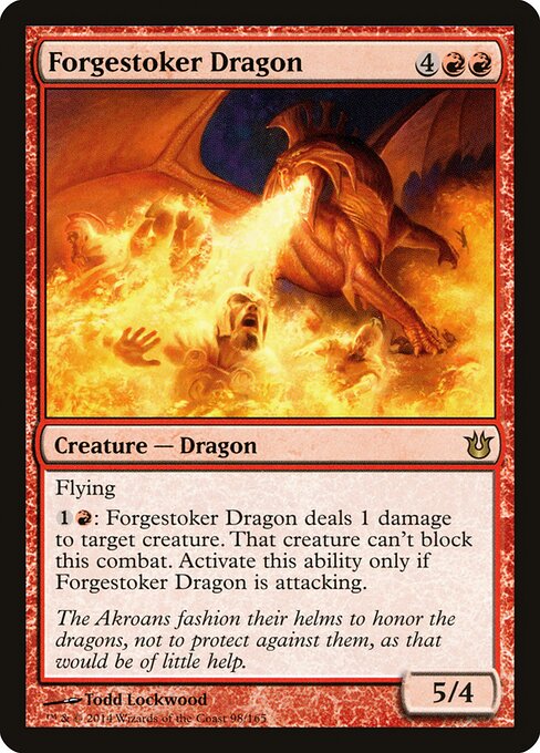 Forgestoker Dragon — art by Todd Lockwood