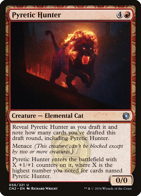 Pyretic Hunter — art by Richard Wright