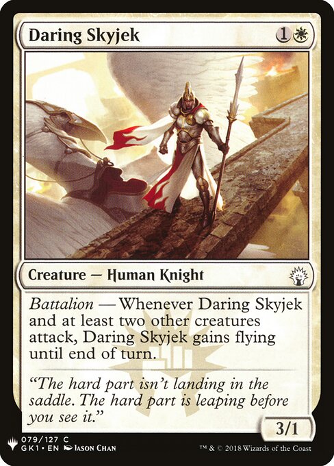 Daring Skyjek — art by Jason Chan
