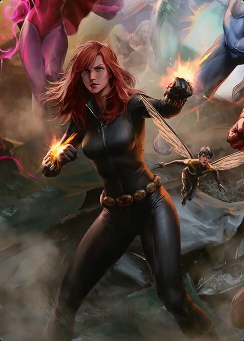 Black Widow, Intel Expert // Black Widow, Intel Expert — art by Thanh Tuấn