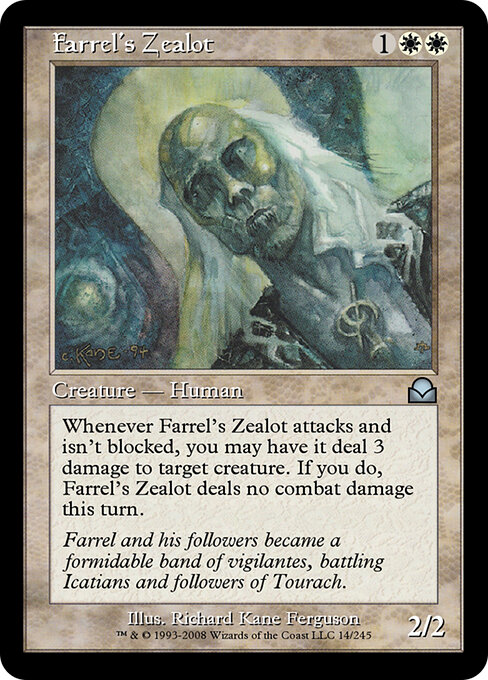 Farrel's Zealot — art by Richard Kane Ferguson