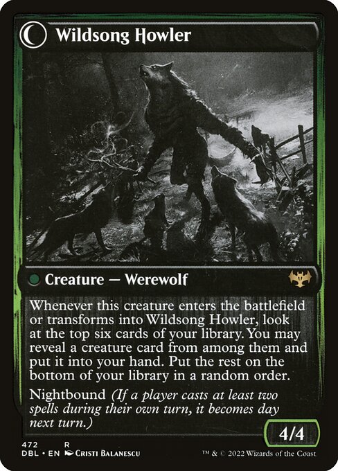 Howlpack Piper // Wildsong Howler — art by Cristi Balanescu