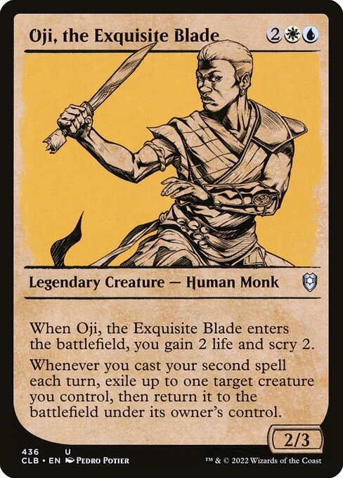 Oji, the Exquisite Blade — art by Pedro Potier