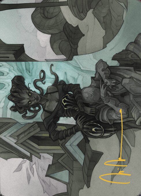Vraska Joins Up // Vraska Joins Up — art by Wylie Beckert